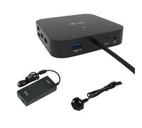 I-Tec Usb-C Hdmi Dp Dock Pd100W 2X Lcd Dock + Charger-C112Wuk NUOVO