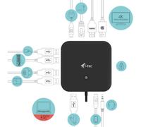 I-Tec Usb-C Hdmi Dp + P. Delivery 100W C31HDMIDPDOCKPD