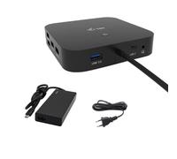 i-tec USB-C HDMI Dual DP Docking Station with Power Delivery 100 W + Universal Charger 100 W