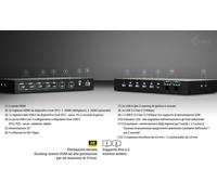 i-tec USB-C KVM Dock PRO for Three Hosts, Dual Video, with 2x Power Delivery, max 92W