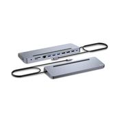 i-tec USB-C Metal Ergonomic 3x 4K Display Docking Station + Power Delivery 100 W
