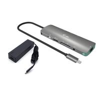 I-TEC - USB-C Metal Nano Docking Station 4K HDMI LAN with Power Delivery 100W + Universal Charger 100W