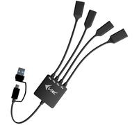 I-Tec Hub CACBLHUB2A2C USB-C/USB-A 4 porte (2x USB-C, 2x USB-A) 5 Gbps Nero Protezione sovracorrente