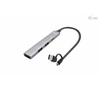 I-Tec Hub USB CAHUBMETALMINI4 Metallico USB-A/USB-C Nuovo