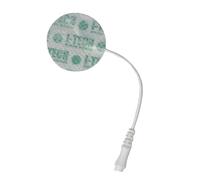 I-Tech Set 20 Elettrodi Viso Seno Rotondi Ø30 mm 3 cm Spinotto Cavetto Jack 2mm