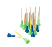 I Tee da Golf migliorano Le Prestazioni del Golf con i Tee ad Alta stabilità da 50 Pezzi Aumentano la Distanza Facilità di Installazione Design infrangibile Tee da Golf in plastica Mescola Il Color