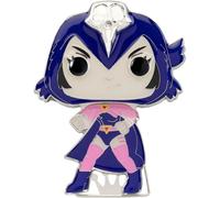 Funko,Loungefly POP! Large Enamel Pin DC, TEEN TITANS, Raven, RAVEN, Teen Titans Go! Spille Smaltate, Spilla da Collezione Carina, per gli Zaini & Borse, Idea Regalo, Merchandising Ufficiale