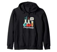 I Tell Chemistry Jokes Periodically Funny Science Pun Felpa con Cappuccio