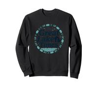 I Tempi del Grande Lago: Nostalgia costiera Felpa, Unisex per Adulti, Nero, S