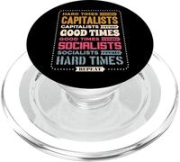 I tempi difficili creano capitalisti buoni tempi ripetuti PopSockets PopGrip per MagSafe