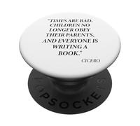 I tempi sono cattivi tutti scrivono un libro Cicerone PopSockets PopGrip Adesivo