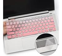 i-Tensodo Pellicola protettiva 2 in 1 in silicone ultra sottile per Lenovo Flex 5 14" Laptop S540 2020 (rosa, trasparente), 2 pezzi
