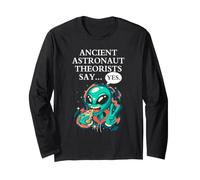 I teorici degli antichi astronauti dello Spazio Esterno degli UFO Alieni Dicono di Sì Maglia a Manica