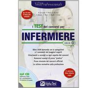 I test dei concorsi per infermiere. Con CD-ROM (TestProfessionali) di De Giuli, Gianluca (2012) Tapa blanda reforzada