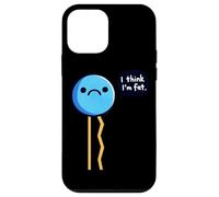 I Think I'm Fat Stick Figure Humor Custodia per iPhone 12 mini