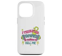 I Think My Trainer Is Trying To Kill Me Funny Gym Design Custodia per iPhone 13 Pro