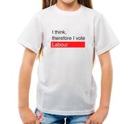 I Think, Therefore I Votazione Lavoro - T-Shirt - Starmer Elezione Da 2024