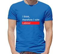I Think, Therefore I Votazione Lavoro - T-Shirt - Starmer Elezione Festa 2024