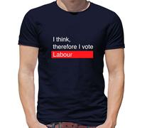 I Think, Therefore I Votazione Lavoro - T-Shirt - Starmer Elezione Festa 2024