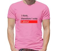 I Think, Therefore I Votazione Lavoro - T-Shirt - Starmer Elezione Festa 2024