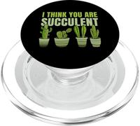 I Think You Are Succulent Detto Succulento con Cactus PopSockets PopGrip per MagSafe