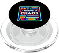 I Thrive In Chaos Sfida la mentalità di motivazione |------ PopSockets PopGrip per MagSafe