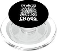 I Thrive In Chaos Sfida la mentalità di motivazione ||- PopSockets PopGrip per MagSafe