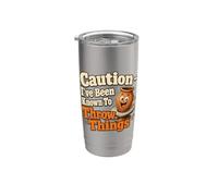 I throw things Funny Pottery Humor Potters Bicchiere termico in acciaio inox doppia parete
