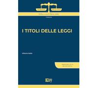 I titoli delle leggi