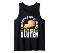 I Tolerate a Lot But Not Gluten Funny Celiac Gift Canotta