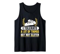 I Tolerate a Lot But Not Gluten Funny Celiac Gift Canotta