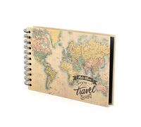 I-TOTAL - Album portafoto per ricordi con adesivi per incollare le foto/Photo album pagine nere (Maps)