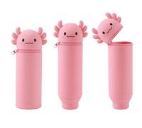 I-TOTAL® - Astuccio in Morbido Silicone per la Scuola, Allungabile con Forma Sagomata (AXOLUTELY)