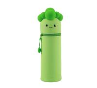 I-TOTAL® - Astuccio in Morbido Silicone per la Scuola, Allungabile con Forma Sagomata (BENNY BROCCOLI)