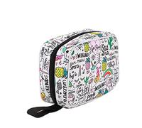 I-TOTAL® - Beauty Case da Viaggio, Trousse da Viaggio, Borsa da viaggio, Donna/Uomo Beauty Case Impermeabile con Gancio (UNICORN)