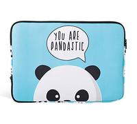 I-TOTAL® - Borsa in neoprene per Laptop/Impermeabile/per MacBook/Dell/Lenovo/HP/Samsung/Sony/Toshiba/Ultrabook/Acer (15 Pollici, Panda)