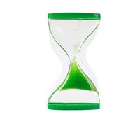 I-TOTAL ® - Clessidra liquida SAND-UP blu 5 min c.a. durata originale per la casa, ufficio e meditazione (VERDE)