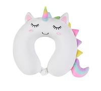 I-TOTAL® - Cuscino da viaggio forma/Cuscino da viaggio per collo Morbido per supporto cervicale/Cuscini Cuscino da viaggio divertente (UNICORN)