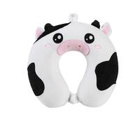 I-TOTAL® - Cuscino da viaggio forma/Cuscino da viaggio per collo Morbido per supporto cervicale/Cuscini Cuscino da viaggio divertente (COW)