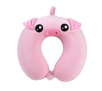 I-TOTAL® - Cuscino da viaggio forma/Cuscino da viaggio per collo Morbido per supporto cervicale/Cuscini Cuscino da viaggio divertente (PIGGY)