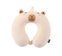 I-TOTAL® - Cuscino da Viaggio per il Collo Morbido Supporto Cervicale Divertente (CAPYBARA)