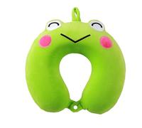 I-TOTAL® - Cuscino da Viaggio per il Collo Morbido Supporto Cervicale Divertente (FROGGY)