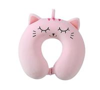 Itotal - Neck Pillow - Pink Cat - 33 + 30 + 10 Cm Toy NUOVO