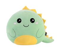 I-TOTAL ® - Cuscino decorativo per cameretta/soggiorno, soffice cuscino in stoffa a forma di animale (HELLO DINO)