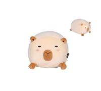 I-TOTAL® - Cuscino decorativo simpatico per letto/divano morbido, Cuscino soffice relax animali carino per soggiorno (CAPYBARA)