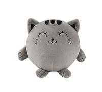 I-TOTAL® - Cuscino Morbido squishy in memory foam 14 cm diametro, squishy pillow ideale come regalo (GREY CAT)
