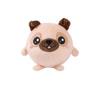 I-TOTAL® – Cuscino morbido squishy in memory foam 14 cm diametro (PUG)