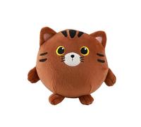 I-TOTAL® - Cuscino Morbido squishy in memory foam 14 cm diametro, squishy pillow ideale come regalo (TABBY CAT)