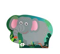 I-TOTAL ® - Divertente Puzzle per bambini con confezione sagomata | Adatto per bambini di anni 3+ | 24 Pezzi (JUNGLE)
