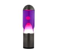 I-TOTAL®- LAMP A.D.A con base laccata scuro/chiaro argentato (viola/cera bianca 2)